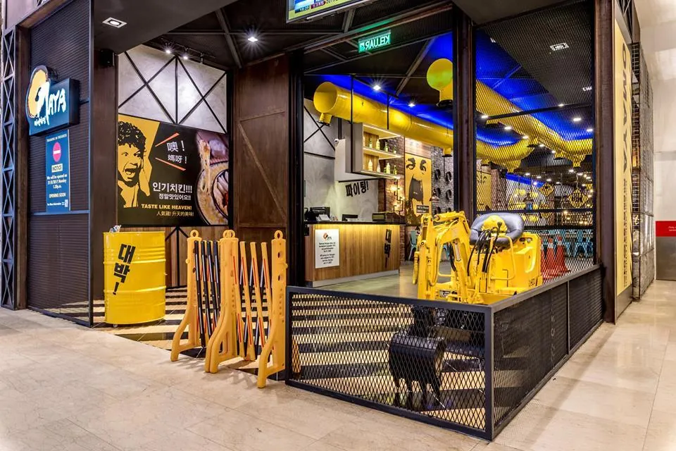 Completed Omaya Korean Restaurant fit-out at Pavilion Shopping Centre.