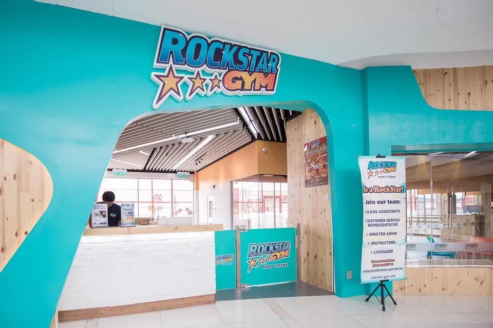 Completed Rockstar Gym renovation at The Mines Shopping Centre.